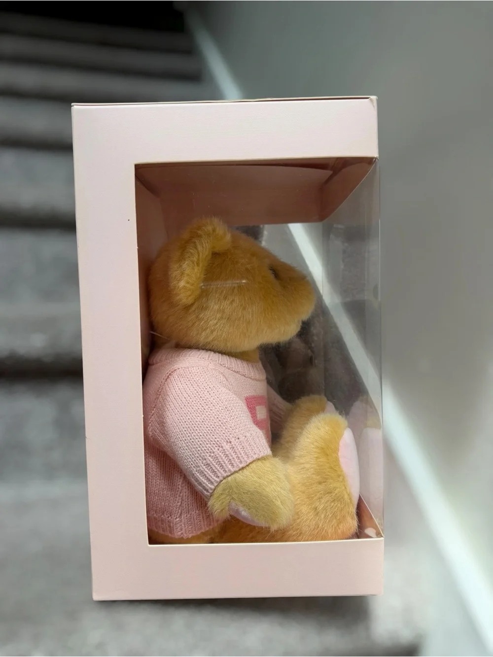 Ralph Lauren Romance Bear Plush Teddy Pink RL Sweater New in Box Limited Edition